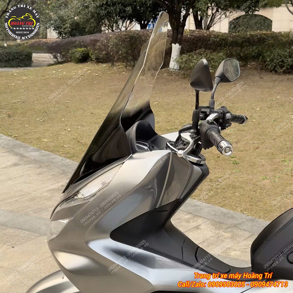 Kính chắn gió HTR lắp chuẩn PCX 2018